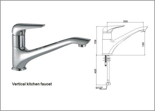 Concealed kitchen faucet Mixer&Taps Basin Faucet 3