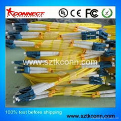 LC SM Duplex Fiber Optic Patch Cord 