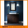 Water proof high end classical style for modern oak wood bathroom vanity cabinet