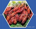 Frozen cooked whole crawfish seasoned with pepper