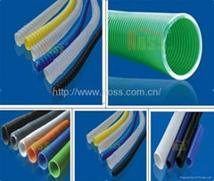 Air conditioning drainage with plastic hose 