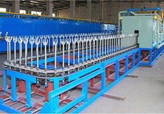 W-type hollow glassware tempering furnace