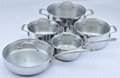SO-065 10 Pcs Stainless Steel Cookware