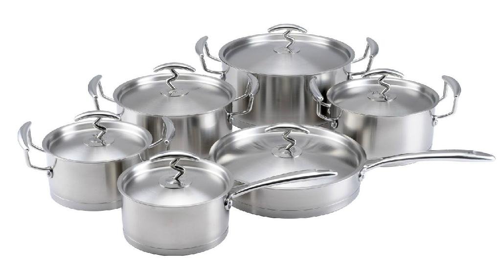 SA-12013 12pcs stainless steel cookware set