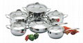 SA-12014 12pcs Stainless steel cookware