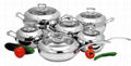 SA-12014 12pcs Stainless Steel cooking