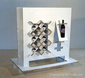 Wine Cardboard Display Stand