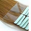 remy pu hair tape hair extension for