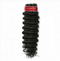 Hot selling 10" NATURAL BLACK(#1B) DEEP