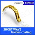 Golden coated infrared halogen bulb 1