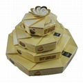 Printing Golden Christmas Small Paper Gift Box for Packaging 1