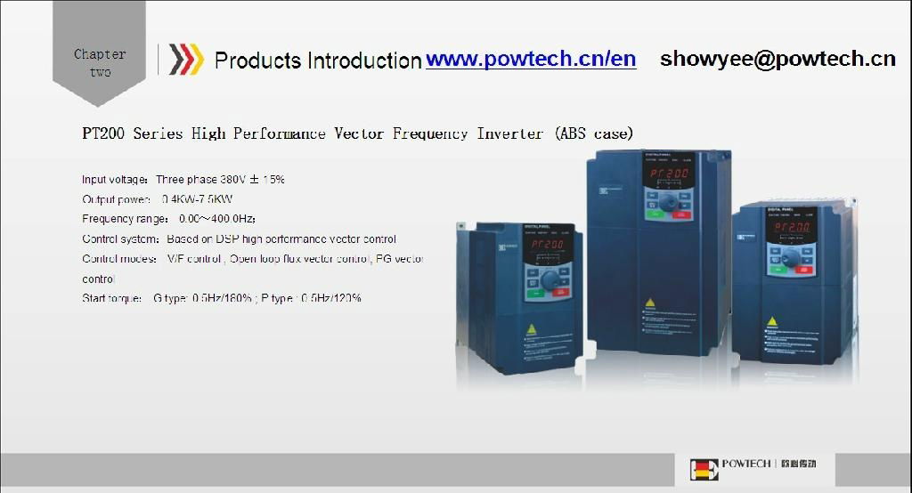 PT200 variable frequency ac drive-POWTECH 5