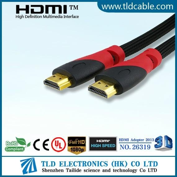 Wholesale Dual Color HDMI Cable Support 1080P 3D
