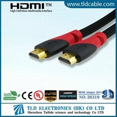 Wholesale Dual Color HDMI Cable Support 1080P 3D