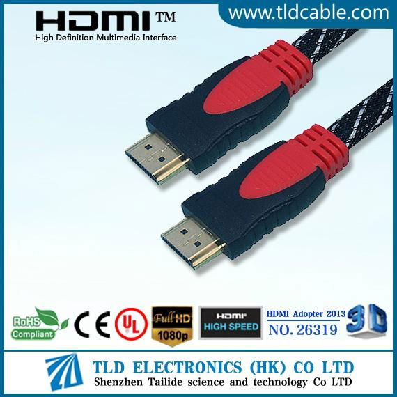 Wholesale Dual Color HDMI Cable Support 1080P 3D 3