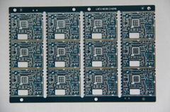 Double-layer HAL PCB with side hole