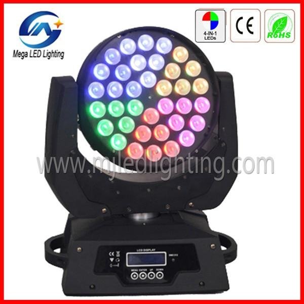 36*4in1 LED Six Equal Parts Moving Head Light 