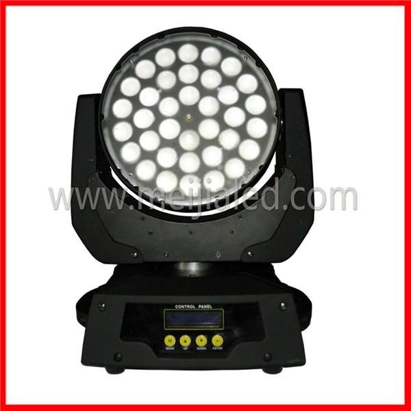 RGBW Color 36*10W LED Zoom Moving Head Light  2