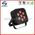 LED Flat Par dmx512 Stage Lighting 