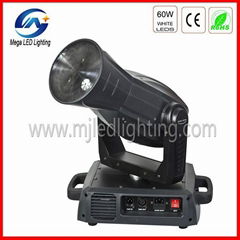 IP20 60W White LED Beam Moving Head Light