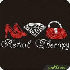 Luxury therapy foe woman rhinestone motif