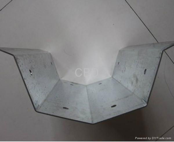 Galvanized water gutter steel