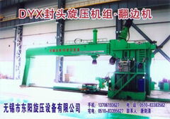 dish end flanging machine