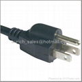 UL approved North American power cords with nema 5-15p plug