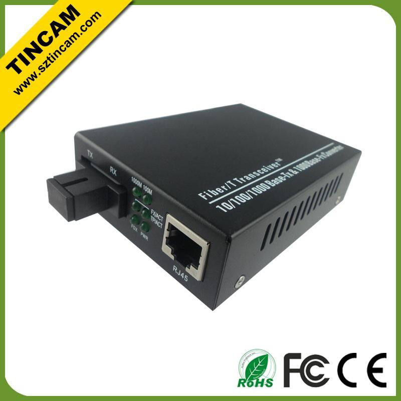 10/100/1000M fiber media converter