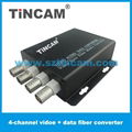 4 channels video transceiver