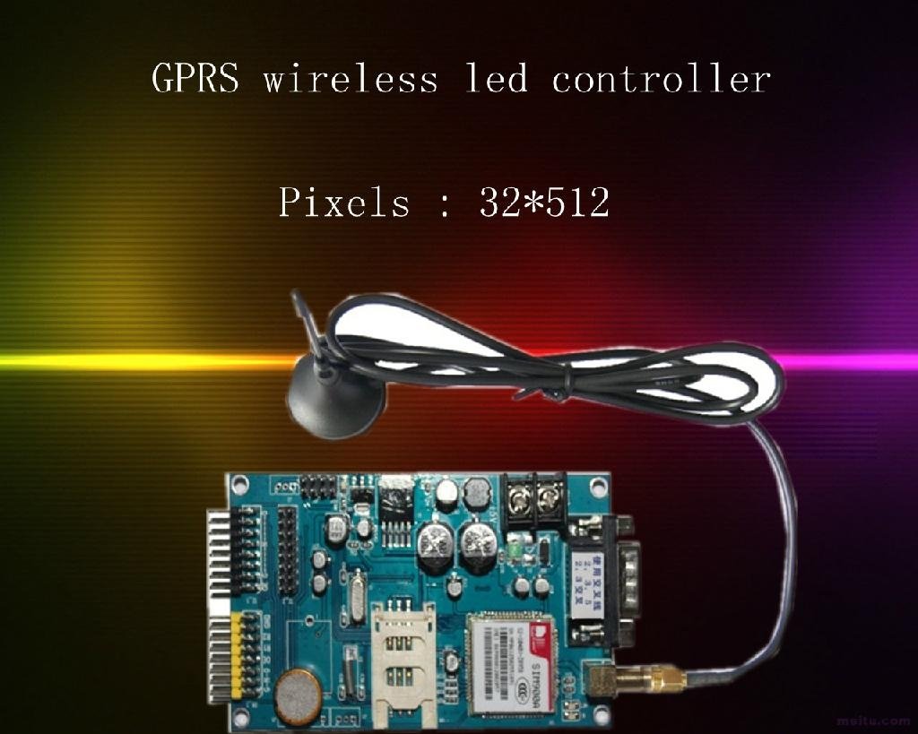 GSM short-message led control card with Temperature and Humidity Sensor 3