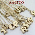 fashion zipper pendant necklace metal 2013  3