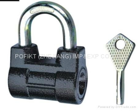 POFIKT BRASS PLATED IRON PADLOCK 3