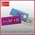 3D Soft pvc label with embossed logo 2