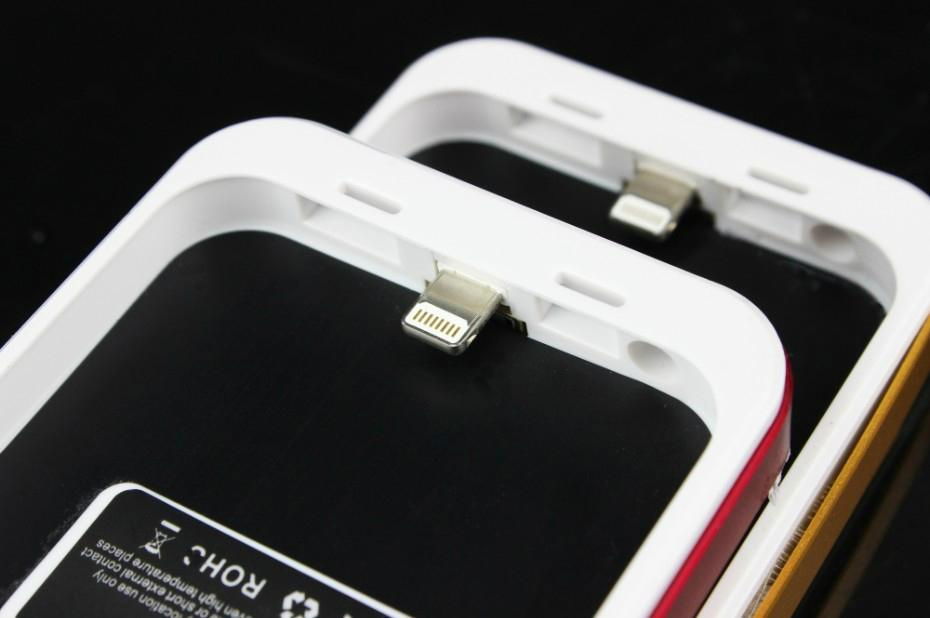 3500mAh Colorful Extra Metal Clip Backup Battery Power Case for iphone5  4