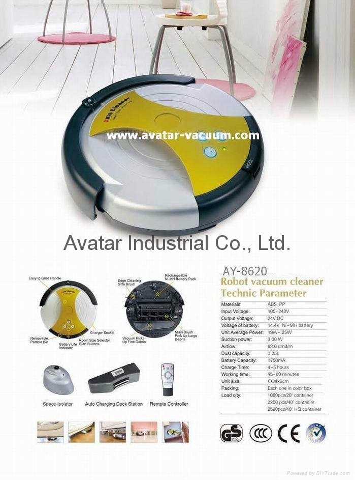 AY-8620 robot vacuum cleaner (can OEM / factory) 