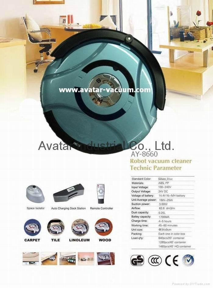 AY-8660 robot vacuum cleaner (can OEM / factory) 