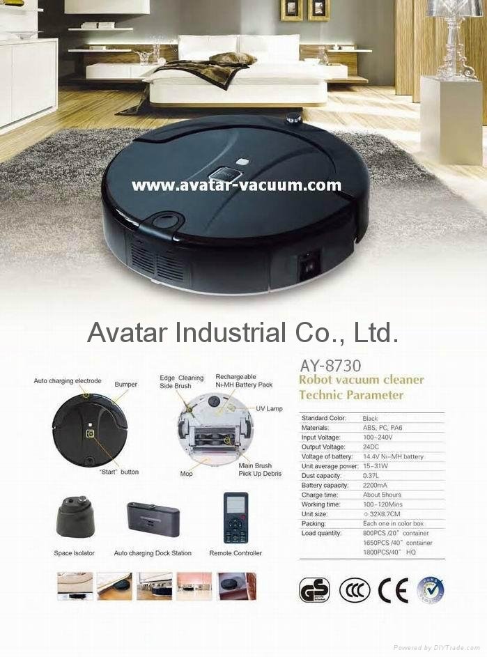 AY-8730 robot vacuum cleaner (can OEM / factory) 