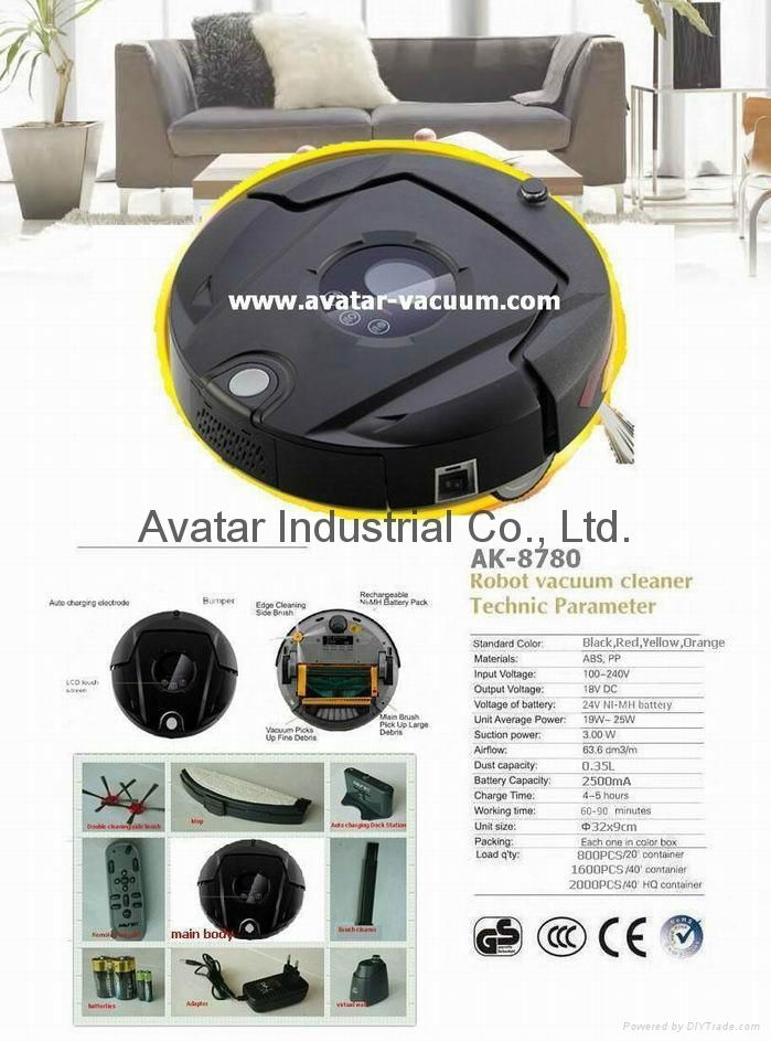 AY-8780 robot vacuum cleaner (can OEM / factory) 