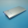 Aluminum 2200mah polymer aluminium LED power bank 1