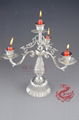 Silver Candle holder-Peony Candlestick