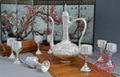 Silver Wine Sets-Two Dragons Playing with a  Pearl 1