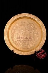 Gift&Craft-Plate with Wealth and Good luck