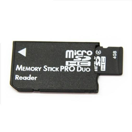 MicroSD to Memory Stick Pro Duo Adapter Single slot