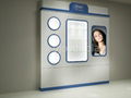 cosmetic display counter