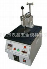 Central pressurized fiber optic polishing machine