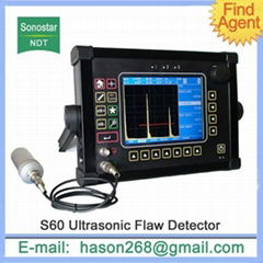 S60 Portable Ultrasonic Flaw Detector A scan nondestructive testing