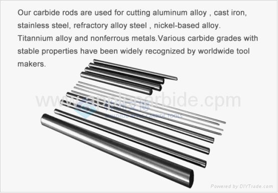 Various sizes of polished tungsten carbide rods  2