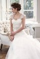2014 Fashion Detachable A-line Lace Wedding Dress With Crystal  4