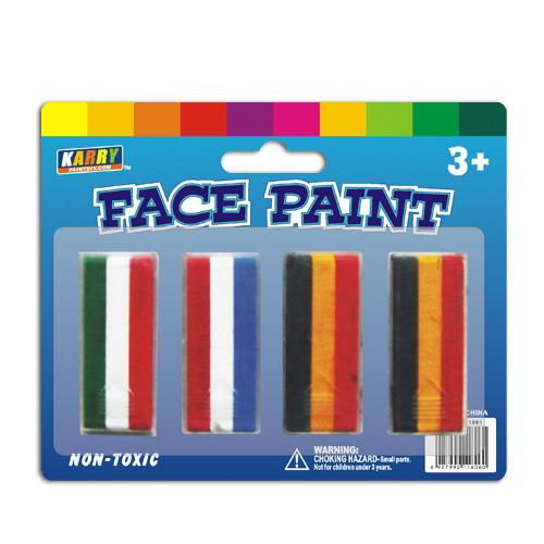Face paint, Fans face color, body painting, Halloween face color 5